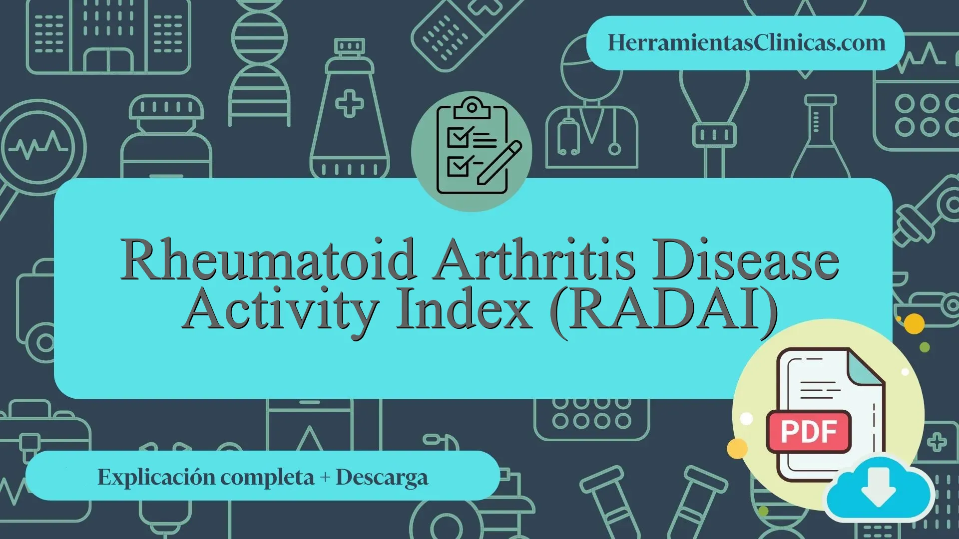 Modified Rdai Score Rheumatoid Arthritis Disease Activity Index (RADAI) (Índice de ...
